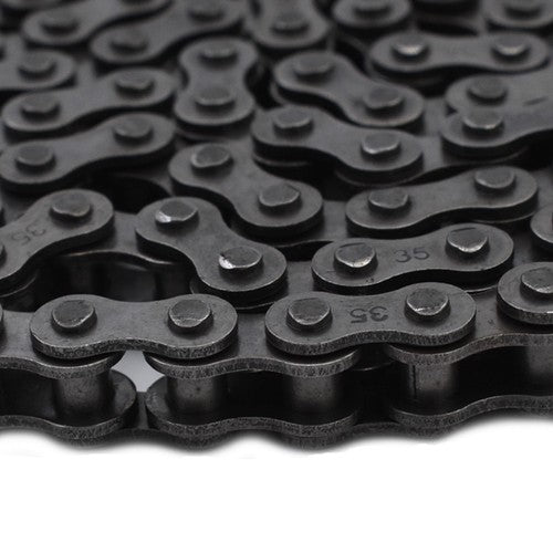 Roller Chain #35 10 Feet Carbon Stell with 2 Connecting Link 0.375 Inch