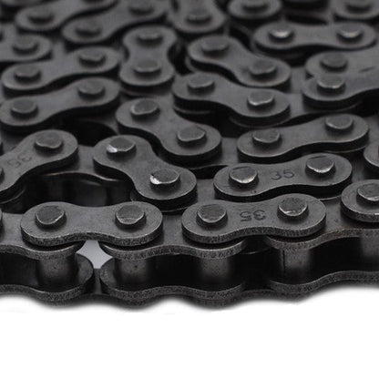 Roller Chain #35 10 Feet Carbon Stell with 2 Connecting Link 0.375 Inch
