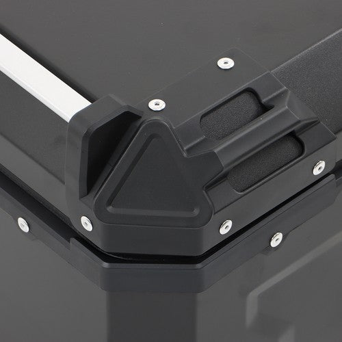 55L Motorcycle Top Case Tail Box Waterproof Luggage Scooter Trunk Storage Black