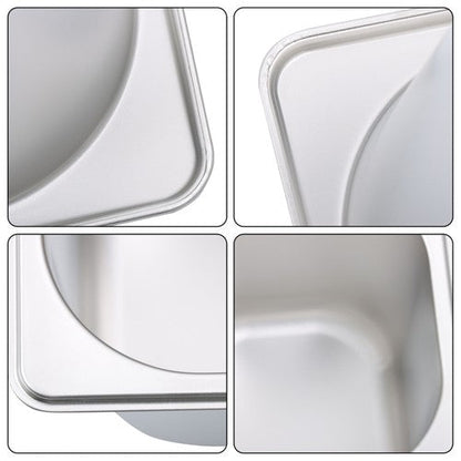 6 Inch Deep Thickened 1/6 Size 6 Pack Stainless Steel Steam Table Pans