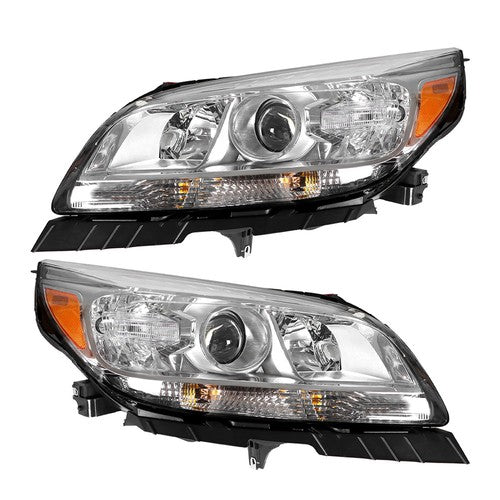 Halogen For Chervolet Malibu 2013 2014 2015 Headlights Driver+Passenger Side
