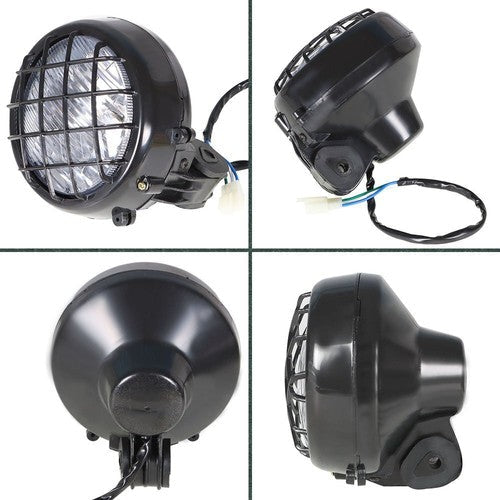 2× Headlights lens bulbs lights grills For Yamaha Banshee 1987-2006 Warrior 350