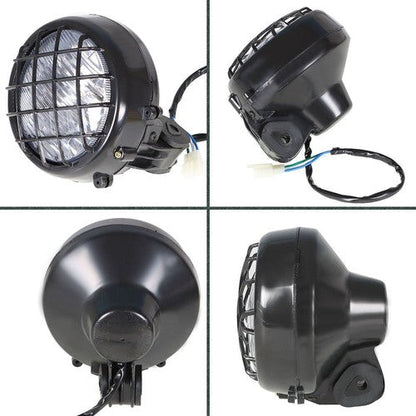 2× Headlights lens bulbs lights grills For Yamaha Banshee 1987-2006 Warrior 350