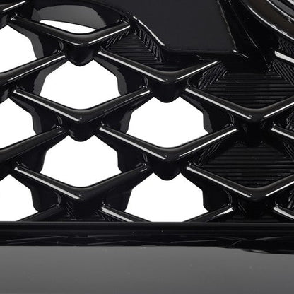 For Subaru WRX/WRX STI 2015-2017 Front Grille Mesh Plastic Gloss BLK Replacement
