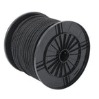 3/8in×250ft Nylon Solid Braid Rope High UV Abrasion Resistance Industrial Black