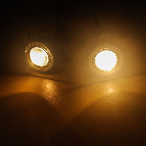 LED Blue Halo Projector Fog Light Angel Eyes Ring DRL for 2016-2021 for Honda Civic