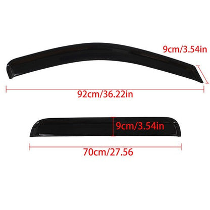 Replacement Window Visors Sun Rain Guards Fit For Jeep Grand Cherokee 2005-2010