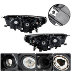 Front Headlights Headlamps For Toyota Highlander 2014-2016 Left+Right Side Clear