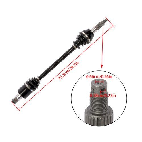 Fit For Polaris RZR S 800 2009-2014 Rear LH CV Axles Drive Shaft 1332883 1332638