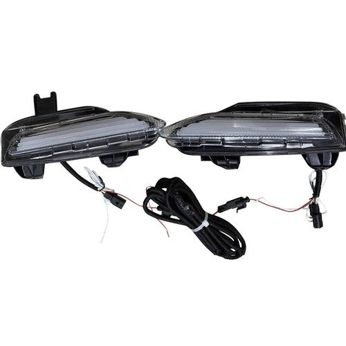 For 2014-2017 Infiniti Q50 Sport Front Double Color LED Fog Lights Turn signal