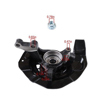 698-426 For Lexus RX350 07-09 Front Wheel Bearing Hub Steering Knuckle Assembly
