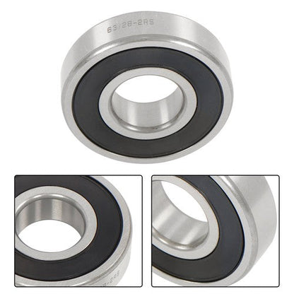 4Pcs 63/28-2RS Bearings 28×68×18mm Double Rubber Seals Deep Groove Ball Bearing