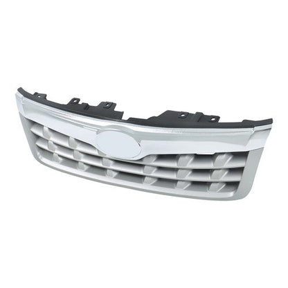 Front Bumper Upper Grille Replacement Plastic Gray For Subaru Forester 2011-2013