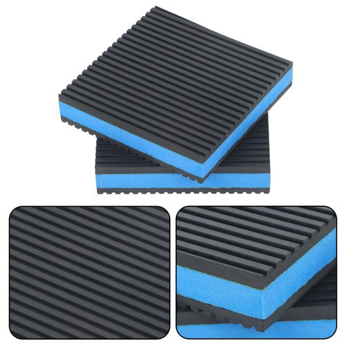 Heavy Duty 4"x4"x7/8" Anti Vibration Mats 8 Pack with EVA Layer