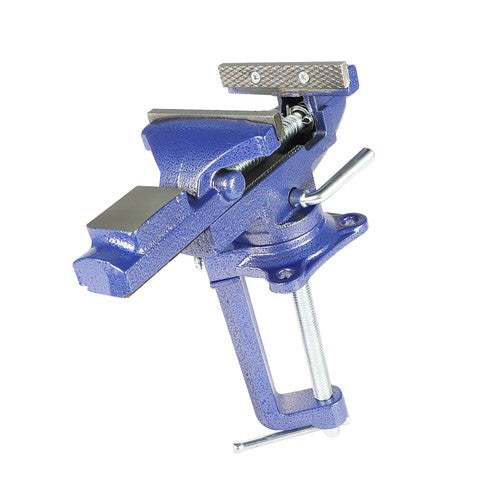 2-In-1 Bench Vise for Workbench 3.2"- Multi-Functional Portable 360° Swivel Base