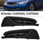 HO1039113 HO1038113 Fog Light Cover Pair for 2013-2015 for Honda Civic