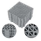 50PCS 12 x 12in Interlocking Drainage Floor Tiles Modular Interlocking Tile Gray