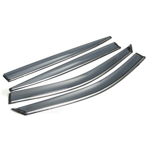 NEW Window Visor Smoke Tinted Acrylic Rain Guard For Infiniti Q50 2014-2020