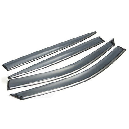 NEW Window Visor Smoke Tinted Acrylic Rain Guard For Infiniti Q50 2014-2020