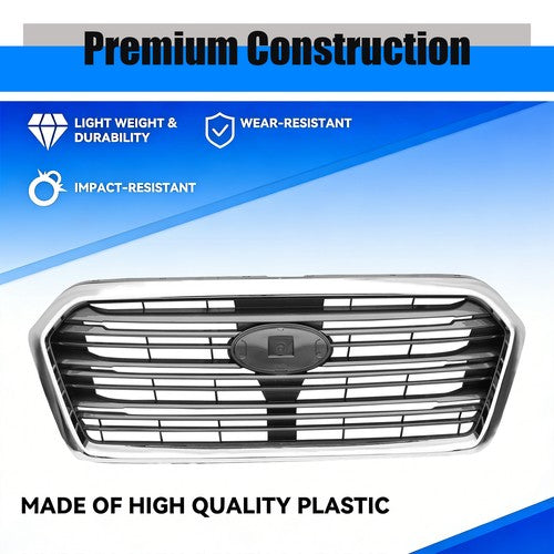 91121XC01A Front Bumper Grille Chrome for 2019-2022 Subaru Ascent