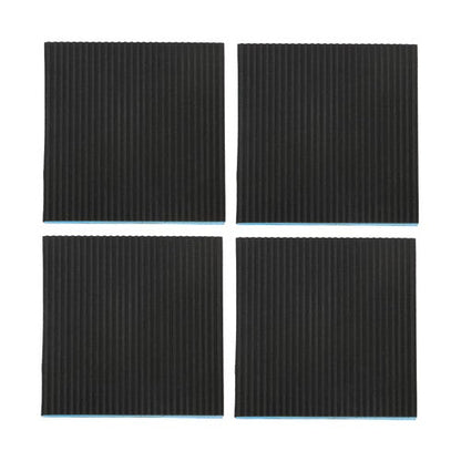 6" x 6" x 7/8" EVA Rubber Shock-absorbing Pad 4Pcs Anti Vibration Pads