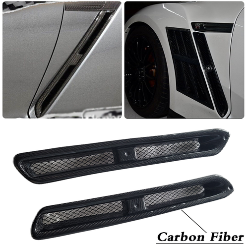 CF Side Vents only for TOP Secret Style Fenders for 2008-2023 for Nissan GT-R R35