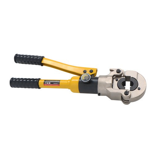 Hydraulic Pipe Cutter Copper Tube Fittings Crimping Tool w/ 1/2 3/4 & 1-inch Jaw