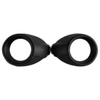 Pair Matte Black Front Bumper Fog Light Cover Bezels For 2012-2014 Ford Focus