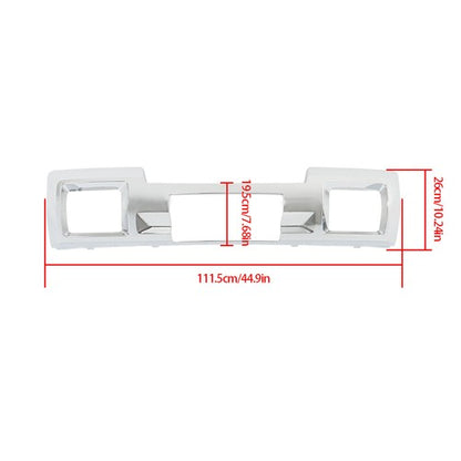 Chrome Front Bumper Trim Skid Plate Suit Fit For GMC Sierra 2500 3500 2015-2019
