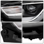 Headlights Replacement Fit For Chrysler Pacifica 2021-2023 LH+RH Clear Lens LED