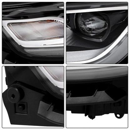 Headlights Replacement Fit For Chrysler Pacifica 2021-2023 LH+RH Clear Lens LED