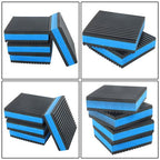 8 Pack 3" x 3" x 7/8" EVA Rubber Shock-absorbing Pad Anti Vibration Pads