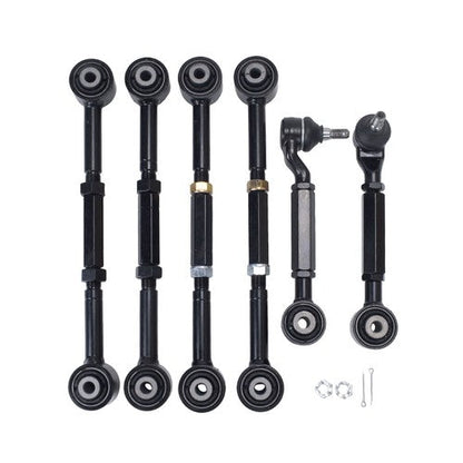 Rear Upper + Lower Control Camber Arms For 2003-2007 Honda Accord 6Pcs US