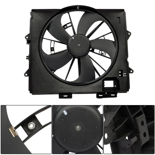 622930 Radiator Condenser Cooling Fan Assembly For Cadillac CTS 2009 2010-2013