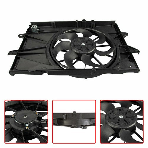 20815894 Condenser Plastic Cooling Radiator Fan Fit For 2010-17 GMC Terrain 2.4L