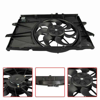 20815894 Condenser Plastic Cooling Radiator Fan Fit For 2010-17 GMC Terrain 2.4L