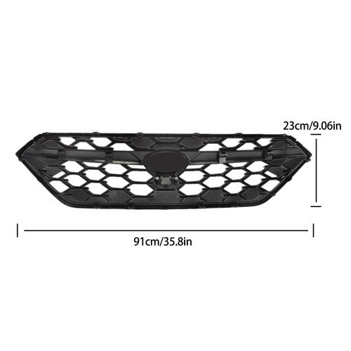 Front Bumper Upper Grille Grill Dark Gray Fits For Subaru WRX 2022 2023 2024 New