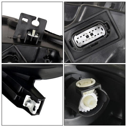 Black Headlight LED DRL Projector Lamp Right Side Fit For Ford Mustang 2018-2020