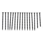40FT Garden Edge Lawn Grass Stone Isolation Strip 16pcs Anchoring Spik US