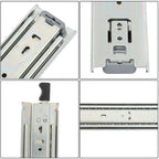 1 Pair of 20In Locking Drawer Slides Full Extension & Lock 150 lb Load Capacity