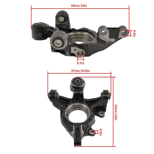 Rear Side Steering Knuckle For Toyota Highlander 2008-2013 698-176 423040T020