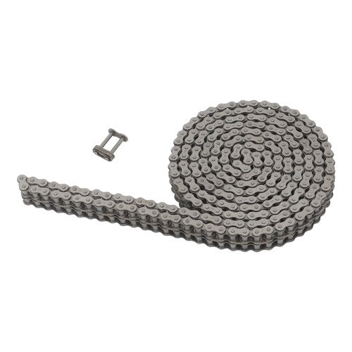 #40 Roller Chain 10 Feet With 2 Connecting Links Carbon Steel