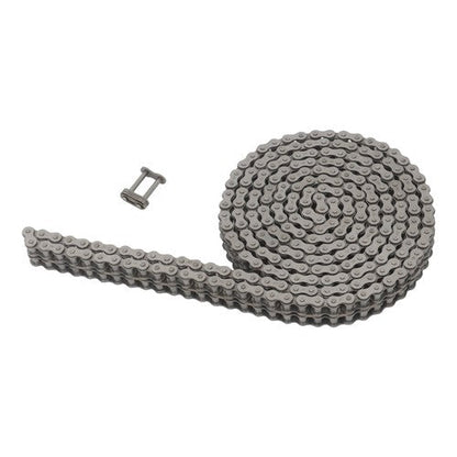 #40 Roller Chain 10 Feet With 2 Connecting Links Carbon Steel