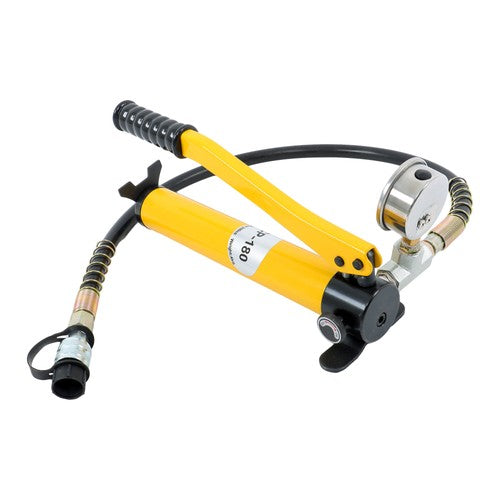 CP-180 Hydraulic Hand Pump 8500 PSI with Oil Gauge & Hand Operated Pump