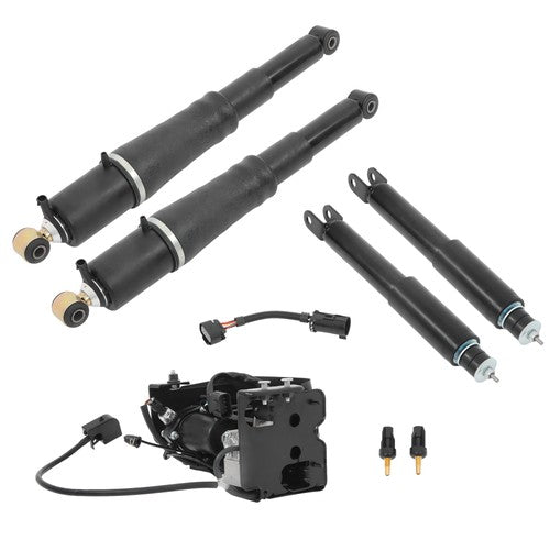 Air Suspension Compressor Shocks Strut For Cadillac Escalade ESV GMC 2003-2006