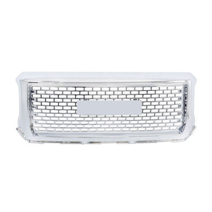 Compatible For GMC Sierra 1500 2014-2015 Chrome Front Bumper Center Mesh Grille