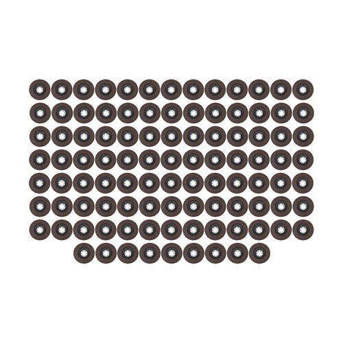 100Pack T29 Premium Zirconia Flap Disc Sanding Grinding US 4-1/2"×7/8'' 40 Grit