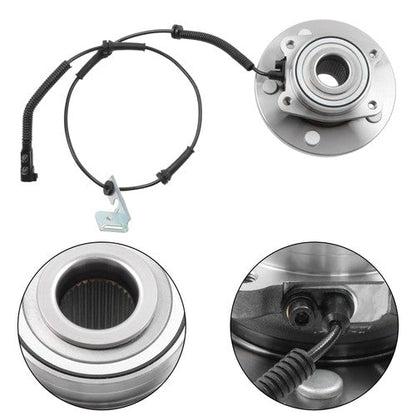 For Chrysler Town & Country 3.6L 2008-2011 4X Front Rear Wheel Hub Bearings FWD
