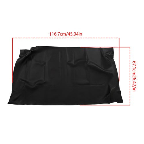 Black Front Seat Bottom Cover 2007-2016 For Yamaha G29 / Drive Golf Cart