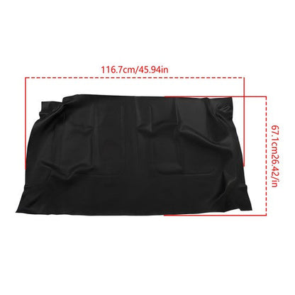 Black Front Seat Bottom Cover 2007-2016 For Yamaha G29 / Drive Golf Cart